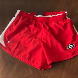 Nike Red Performance Athletic Shorts